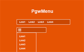 jQuery响应菜单插件PgwMenu